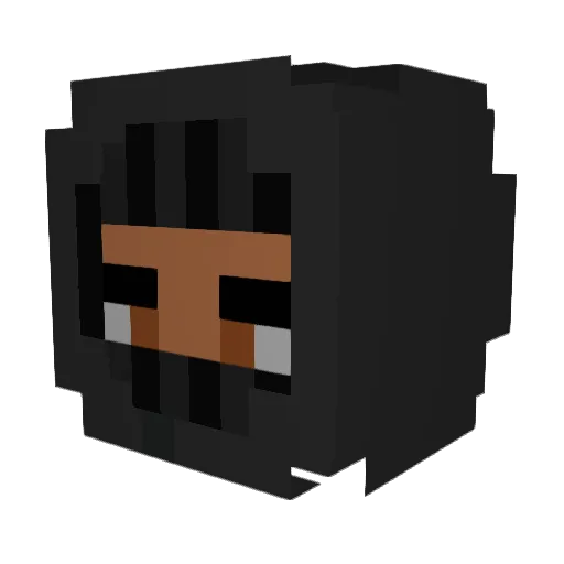 _Monkeyy_on_240 Minecraft avatar head, 3D render