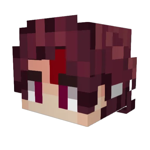 _Mono___ Minecraft avatar head, 3D render