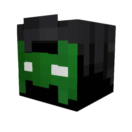 _Moondroop_ Minecraft avatar head, 3D render