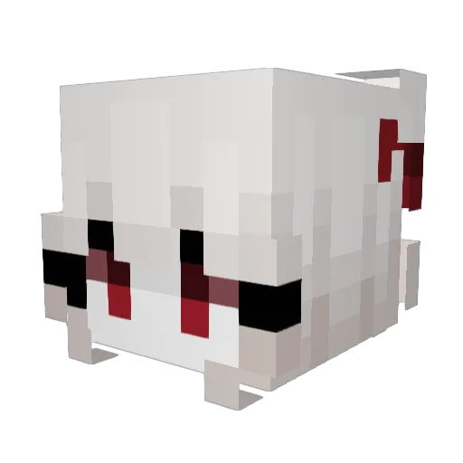 _Moondust Minecraft avatar head, 3D render