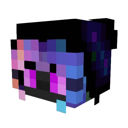 _Moonmare_ Minecraft avatar head, 3D render