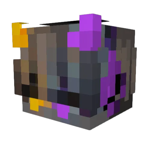 _Motto Minecraft avatar head, 3D render