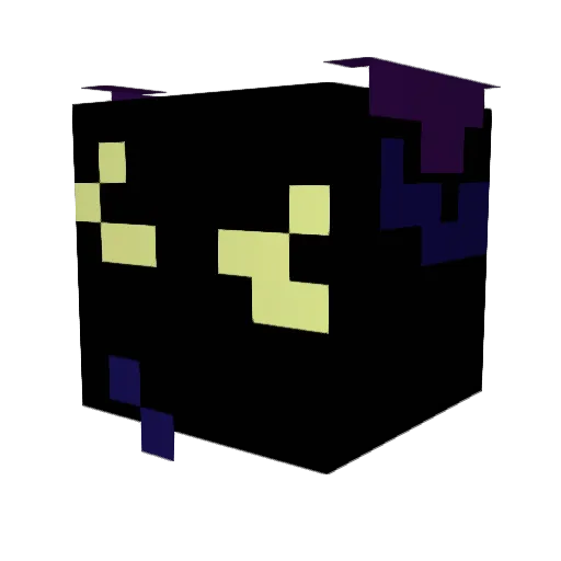 _Motyy_ Minecraft avatar head, 3D render