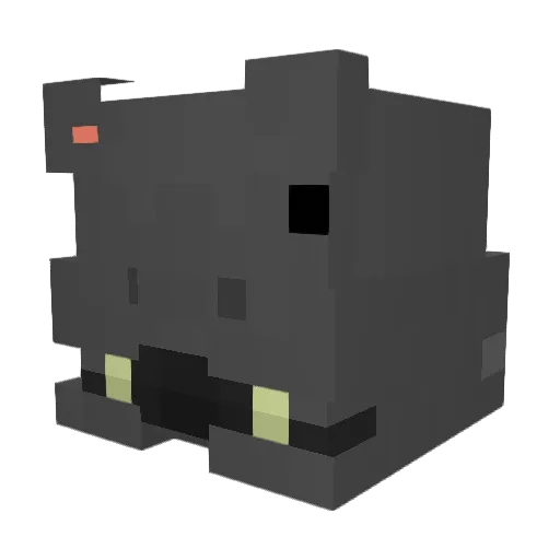 _Movsar Minecraft avatar head, 3D render