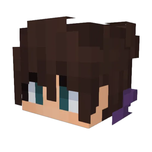 _Mpcs Minecraft avatar head, 3D render