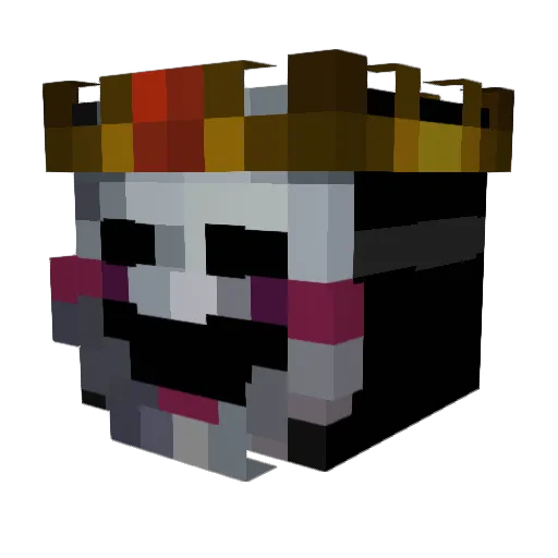 _Mr8 Minecraft avatar head, 3D render