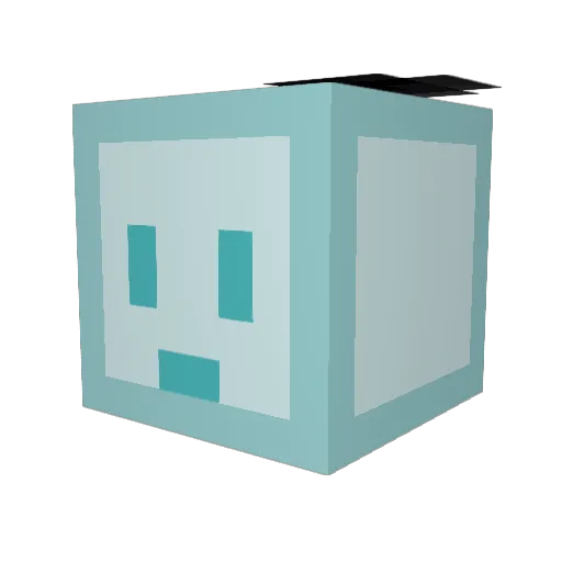 _MrBadWeather_ Minecraft avatar head, 3D render