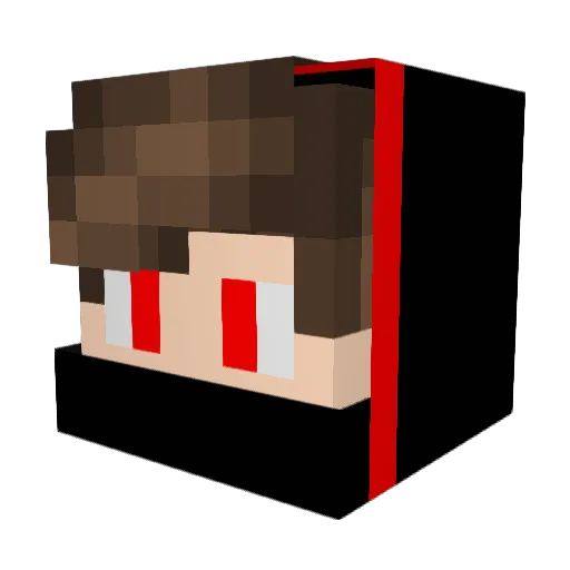 _MrBreno_ Minecraft avatar head, 3D render