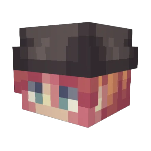 _MrChay_ Minecraft avatar head, 3D render