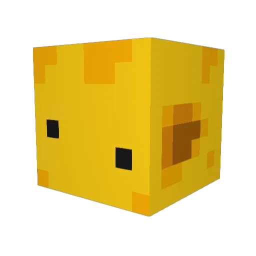_MrCheesyPants_ Minecraft avatar head, 3D render