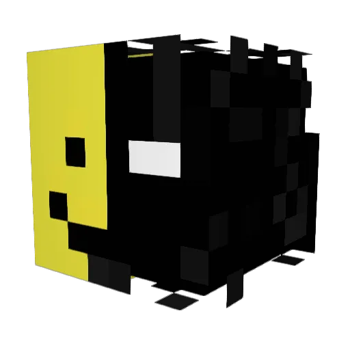_MrChonk_ Minecraft avatar head, 3D render