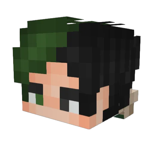 _MrCopeika_ Minecraft avatar head, 3D render