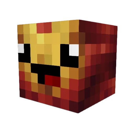 _MrCre3per_ Minecraft avatar head, 3D render