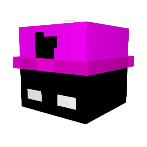 _MrDawn_ Minecraft avatar head, 3D render