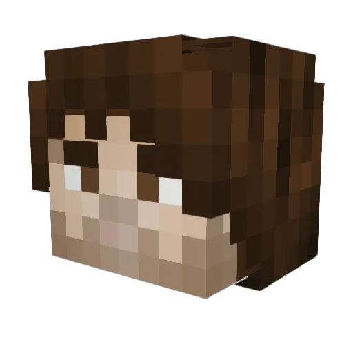 _MrGood_ Minecraft avatar head, 3D render