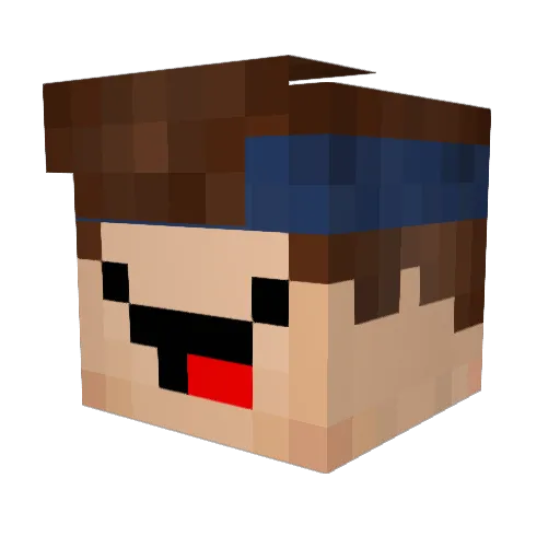 _MrIvanYT_ Minecraft avatar head, 3D render