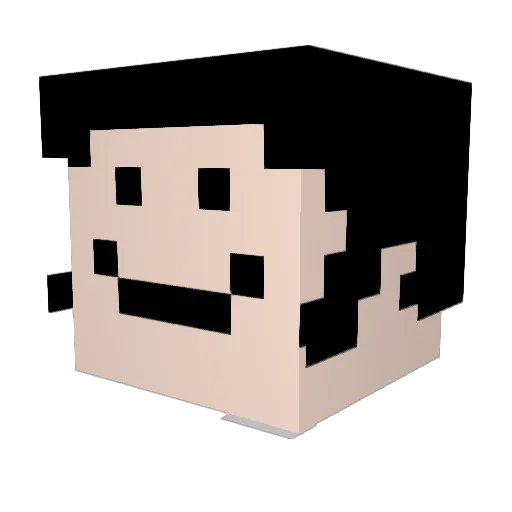 _MrKrypton_ Minecraft avatar head, 3D render