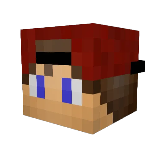 _MrMarc_ Minecraft avatar head, 3D render