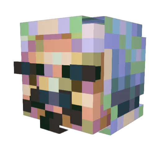 _MrSasquatch_ Minecraft avatar head, 3D render