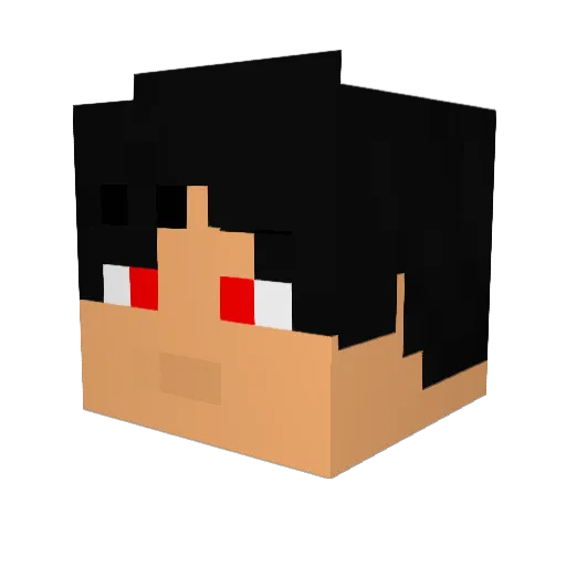 _MrSoroka_ Minecraft avatar head, 3D render