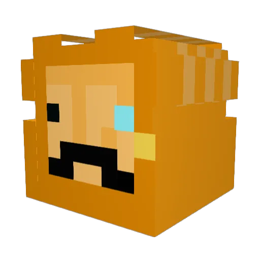 _MrToastyBuns_ Minecraft avatar head, 3D render
