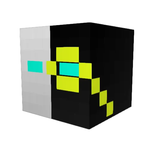 _MrZort_ Minecraft avatar head, 3D render