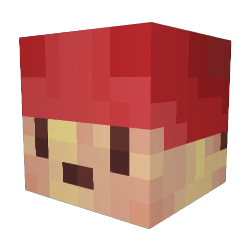 _Mr_Bamboo_ Minecraft avatar head, 3D render