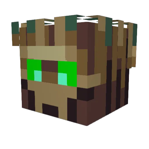 _Mr_Baum_ Minecraft avatar head, 3D render