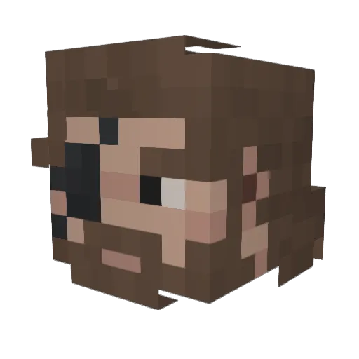 _Mr_JoNnY_ Minecraft avatar head, 3D render