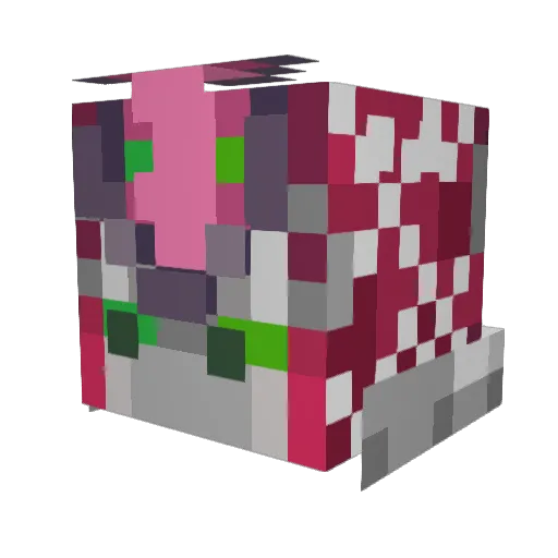 _Mr_Kai_ Minecraft avatar head, 3D render