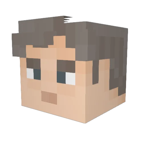 _Mr_September_ Minecraft avatar head, 3D render