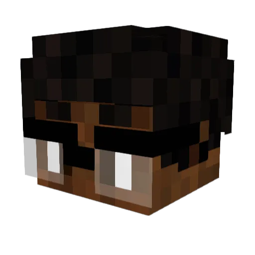 _Mr___ Minecraft avatar head, 3D render