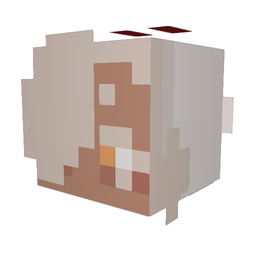 _Mrs_Reaper_ Minecraft avatar head, 3D render