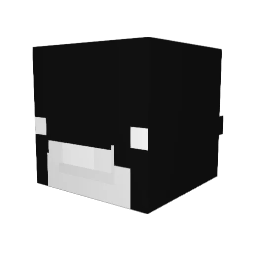 _MuMMu_ Minecraft avatar head, 3D render