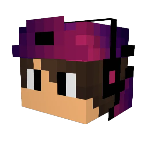 _Muhedrs0 Minecraft avatar head, 3D render