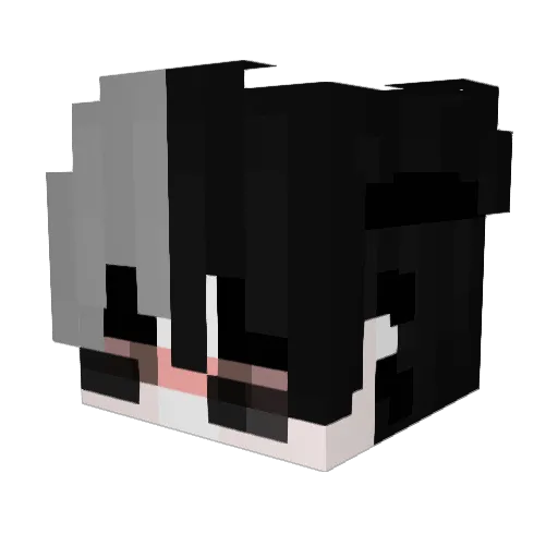 _MultJFrUkT_ Minecraft avatar head, 3D render