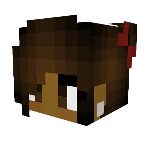 _Munk3 Minecraft avatar head, 3D render