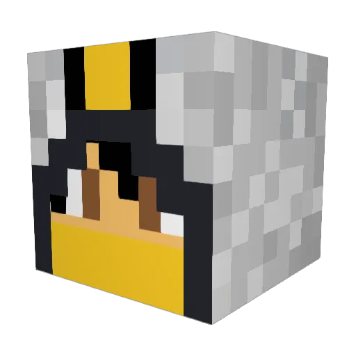 _MuntedWombat_ Minecraft avatar head, 3D render