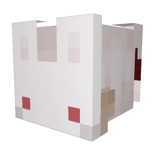 _MyOxygen_ Minecraft avatar head, 3D render
