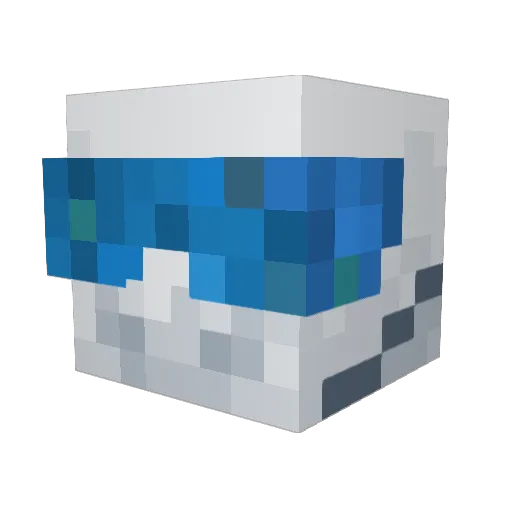 _Mykuh_ Minecraft avatar head, 3D render