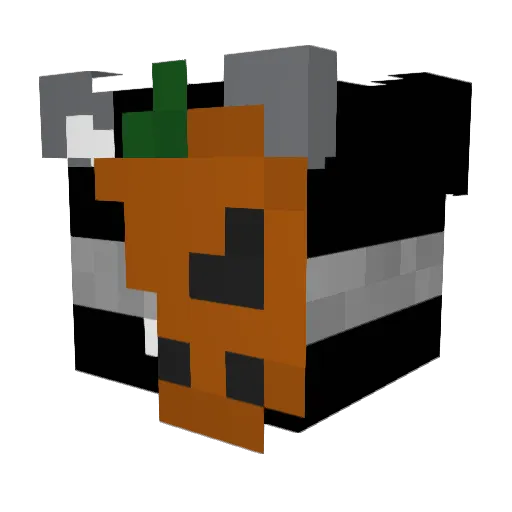 _Mynos Minecraft avatar head, 3D render