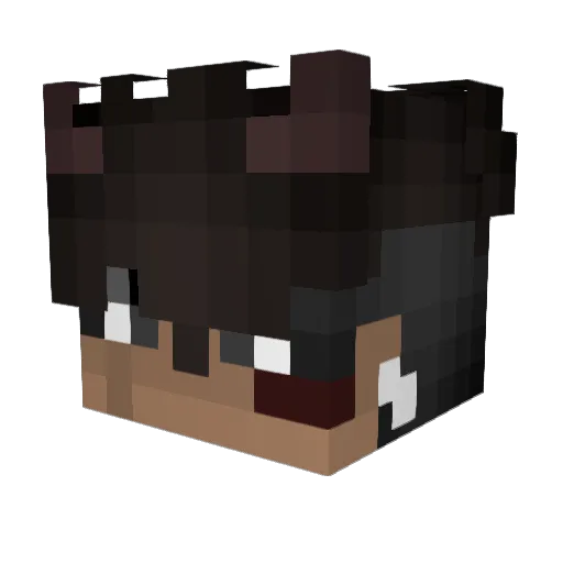 _Myrox_ Minecraft avatar head, 3D render