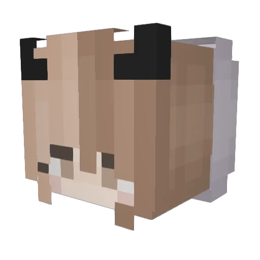 _MysticAngel_ Minecraft avatar head, 3D render
