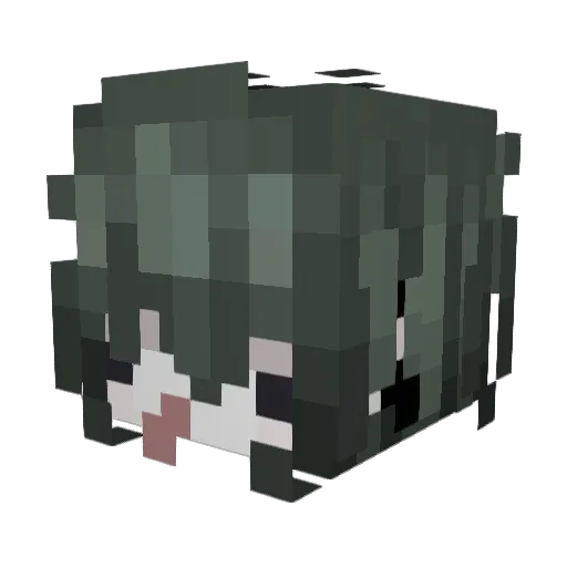 _MysticKaize Minecraft avatar head, 3D render