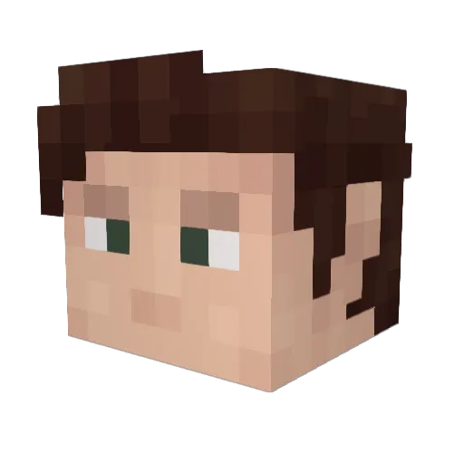 _MysticalSnek Minecraft avatar head, 3D render