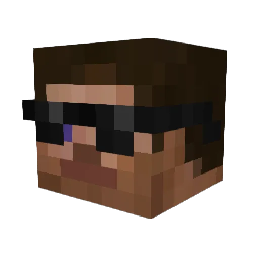 _N0T_An_Alt_ Minecraft avatar head, 3D render
