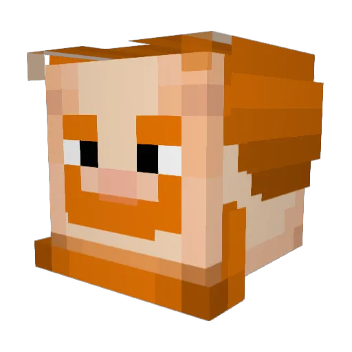 _N1kk_ Minecraft avatar head, 3D render