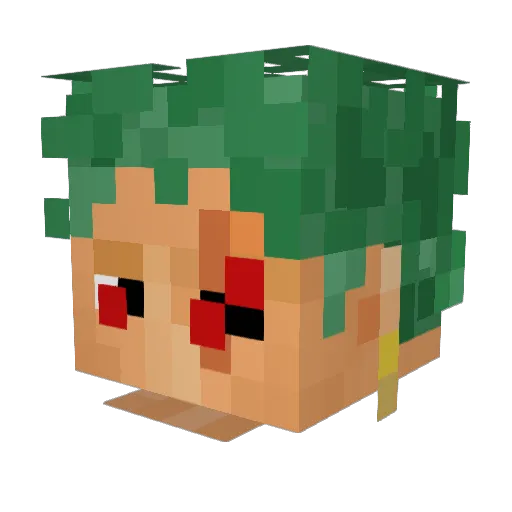_NICHT_David_ Minecraft avatar head, 3D render