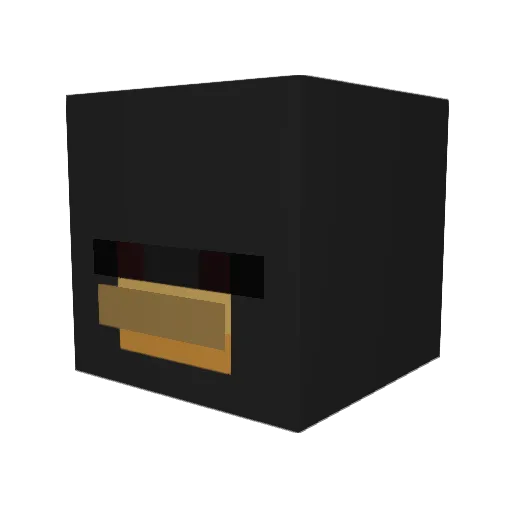 _NYT Minecraft avatar head, 3D render