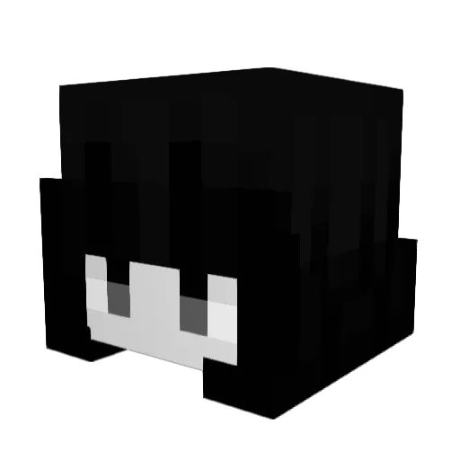 _N_E_C_ Minecraft avatar head, 3D render